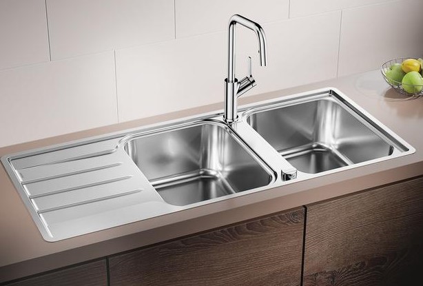 Chậu rửa chén Blanco LEMIS 8S-IF Chrome 5 Chậu rửa chén Blanco LEMIS 8S-IF Chrome - Ảnh 3