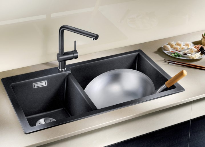 Chậu rửa chén Blanco PLEON 9 Anthracite 5 Chậu rửa chén Blanco PLEON 9 Anthracite - Ảnh 3