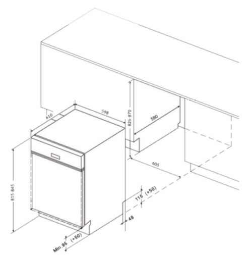 Máy rửa bát Eurosun SMS81EU19ES 5 may rua bat eurosun sms81eu19es 1