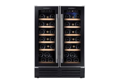 Tủ rượu âm tủ 2 zone NĐ, 2 cánh Rosieres RWCB 60 D