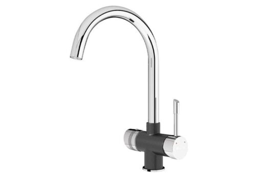 Vòi rửa bát ba đường nước Konox Trim-Water Black