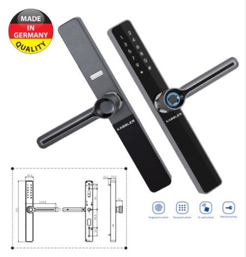 Khóa điện tử Kassler KL-599 RB APP/ Khóa cửa nhôm