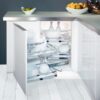 Bộ rổ kéo góc Magic Corner, xoay trái, khay Arena Hafele 546.17.005 2 phu kien tu bep 546 17 005 1