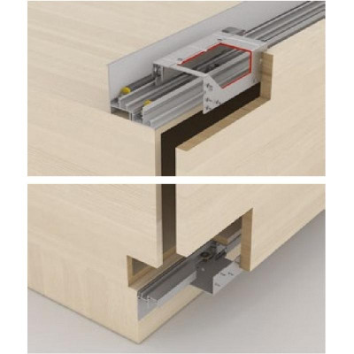 Phụ kiện cửa trượt tủ Slido Space Air 80VF Hafele 406.78.037