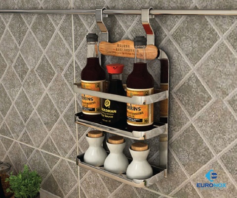 Giá gia vị 3 tầng treo ngoài Euronox EN2