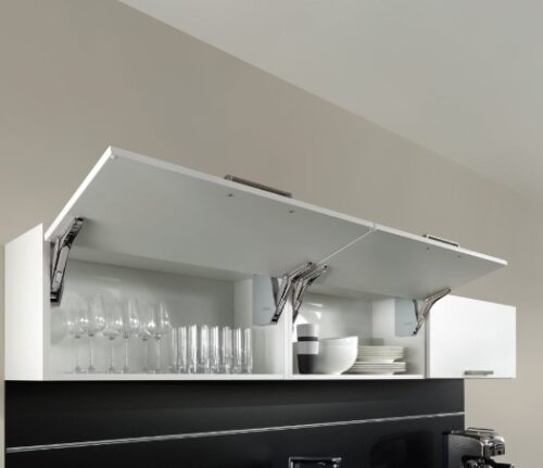 Bộ tay nâng Free Flap 1.7 Hafele 493.05.830 nắp xám 5 Bộ tay nâng Free Flap 1.7 Hafele 493.05.830 nắp xám