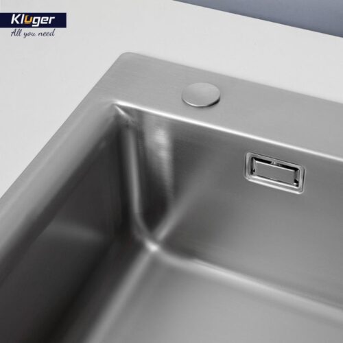 Cấu tạo chậu rửa bát 1 hố Kluger KF8121S-S75