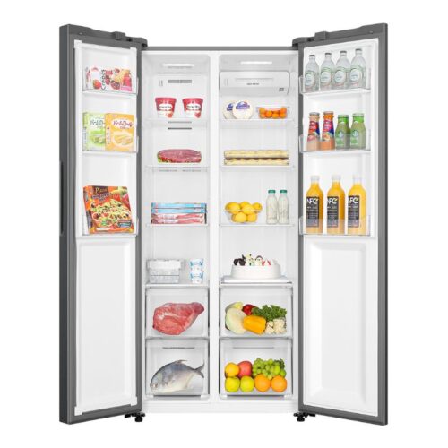 Ảnh tủ Lạnh 2 cánh side by side Inverter 490 Lít Aqua AQR-S552XA(CBC)