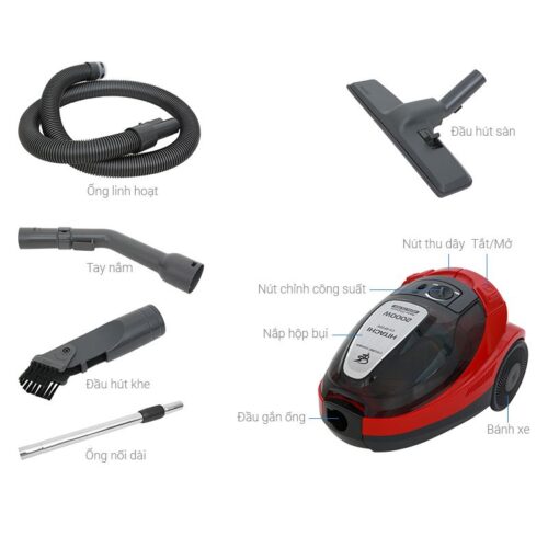 Chi tiết máy hút bụi Hitachi CV-SF20V (24CV-LBR) 2000W