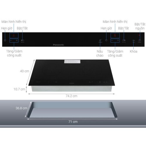Kích thước bếp từ Panasonic KY-A227EKRA