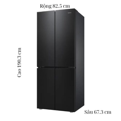 Kích thước tủ Lạnh 4 cánh Multi Doors Inverter 500 Lít Galanz BCD-500WTEP