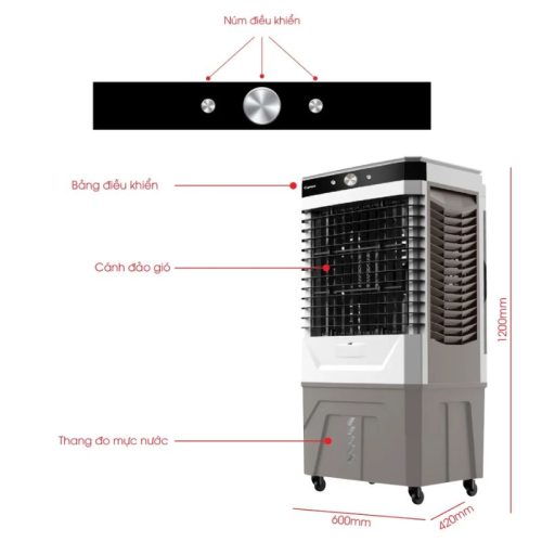 Hình ảnh quạt điều hòa Rapido Everest 9000M