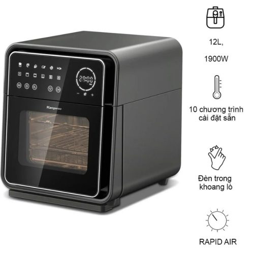 Lò Chiên Không Dầu 12 Lít Kangaroo KG12AF8A
