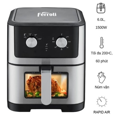 Trang chủ 215 Nồi chiên không dầu Ferroli FAF6.0M