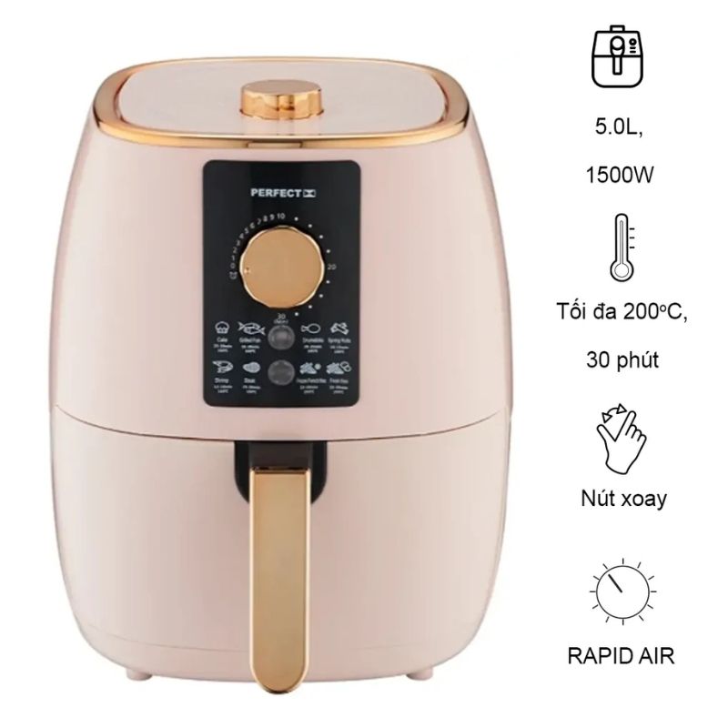 Nồi chiên không dầu Perfect PF-A5P 2 Nồi chiên không dầu Perfect PF-A5P