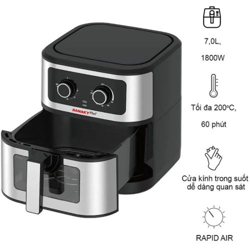 Trang chủ 208 Nồi chiên không dầu Sanaky VH-701VD 7 Lít