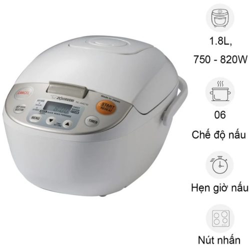 Nồi cơm điện tử Zojirushi NL-AAQ18-CA - 1.8 Lít