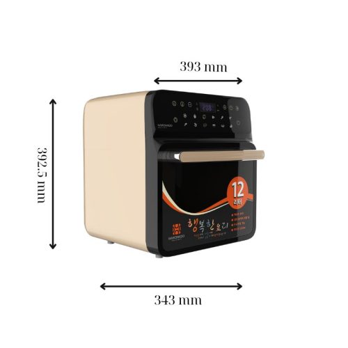 Nồi chiên không dầu Hawonkoo AFH-120 CF 9 Kích thước nồi chiên không dầu Hawonkoo AFH-120 CF