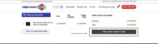 HƯỚNG DẪN MUA HÀNG TẠI ĐIỆN MÁY 365 6 Thanh toán