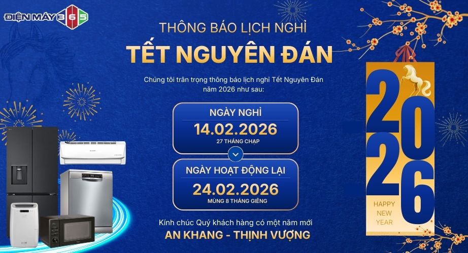 Điện máy 365 - Thông báo nghỉ tết